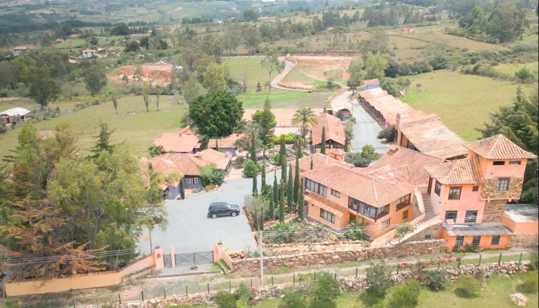 Penzion Hacienda Flamingo Villa de Leyva Exteriér fotografie